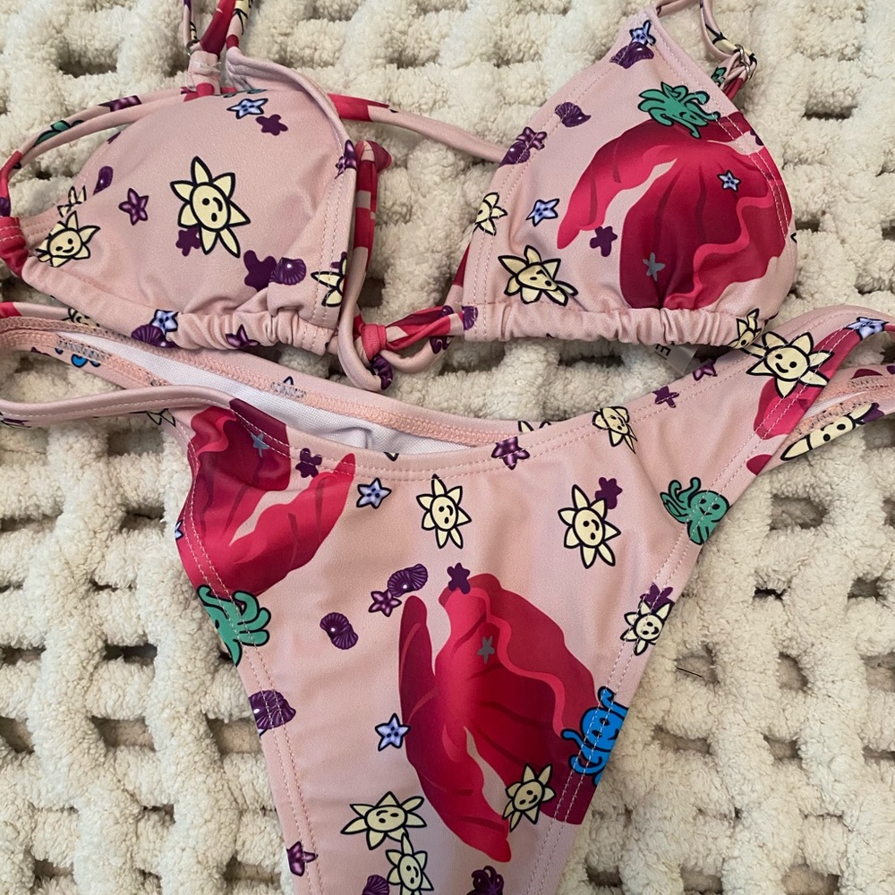 SHEIN SWIMSUIT WITH SUPER CUTE PATTERN 🐙🍓